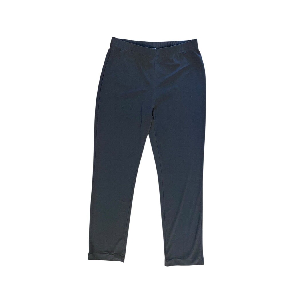 Clara Sun Woo Womens Pull On Pants Size S Gray‎ Stretch Travel Knit Minimalist